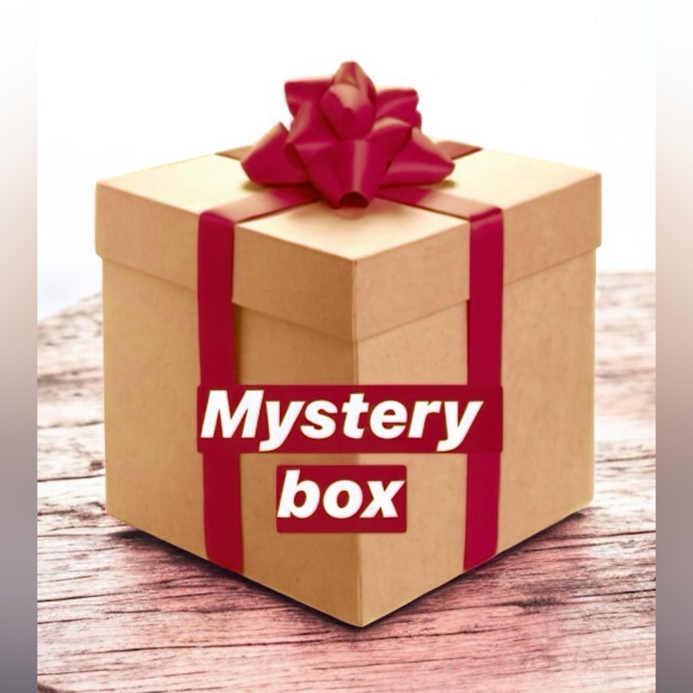 Mystery Box Includes 5 Items Examples Clothing, Bags, Jewelry, or Accessories